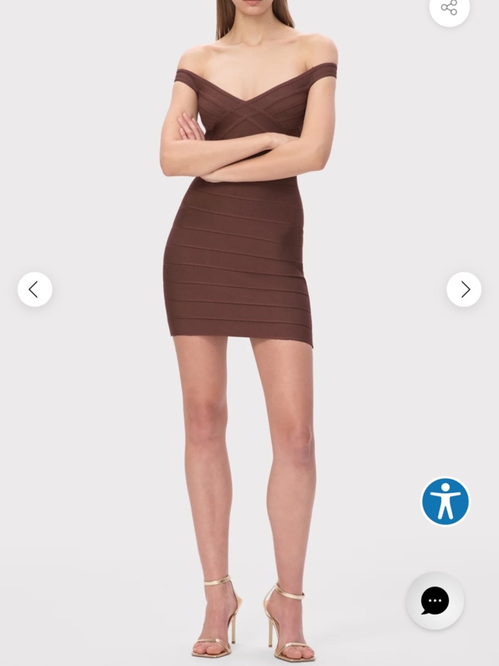 Herve Leger Rachel Bandage Mini Dress - Picture 5 of 5